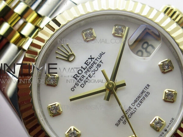 Datejust 31mm 278273 SS/YG BP Best Edition White MOP Diamond Markers Dial on SS/YG Jubilee Bracelet - Image 8