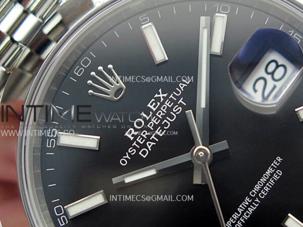 DateJust 41 126300 904L SS VSF 1:1 Best Edition Black Dial on Jubilee Bracelet VS3235 - Image 8