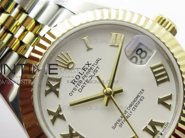 Datejust 31mm 278273 SS/YG BP Best Edition White Roman Markers Dial on SS/YG Jubilee Bracelet - Image 8