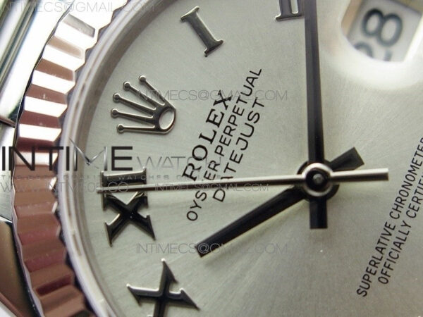 Datejust 31mm 278275 SS BP Best Edition Silver Roman Markers Dial on SS President Bracelet - Image 8