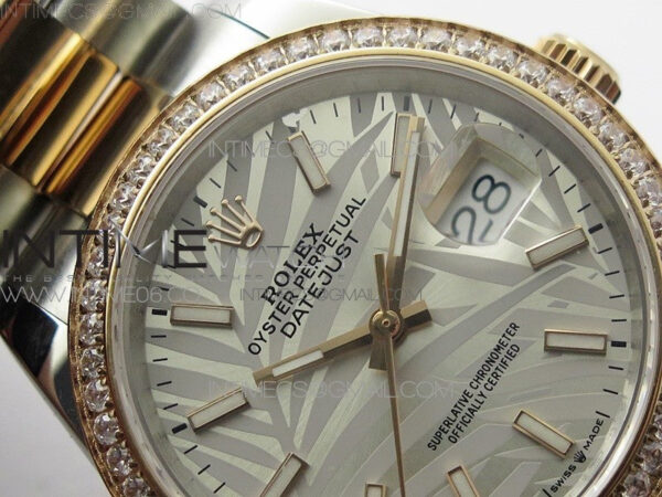 DateJust 36 SS/RG 126281 BP 1:1 Best Edition Silver/Gray Dial on Oyster Bracelet - Image 8