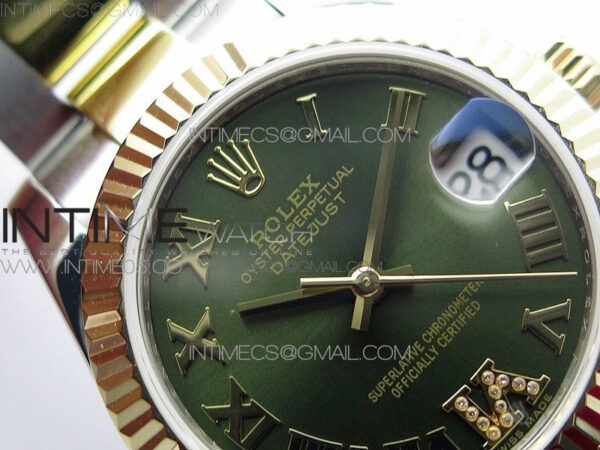 Datejust 31mm 278273 SS/YG BP Best Edition Brown Roman Markers Dial on SS/YG Oyster Bracelet - Image 8