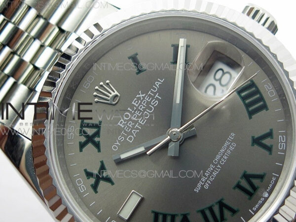 DateJust 36 SS 126234 BP 1:1 Best Edition Gray Dial on Jubilee Bracelet - Image 8