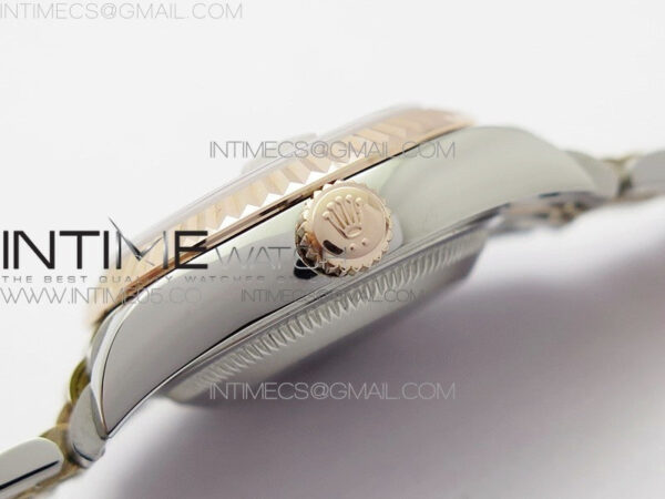 Datejust 28mm 279173 SS/RG BP Best Edition Silver Stars Crystal Markers Dial on SS/RG Jubilee Bracelet ETA2671 - Image 8