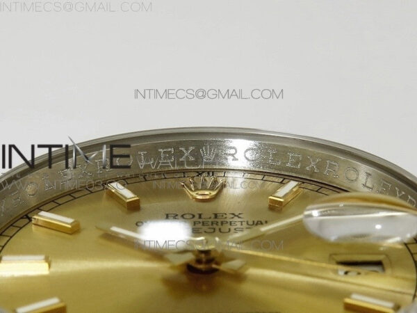 DateJust 36 SS/YG 126233 ARF 1:1 Best Edition YG Dial Stick Markers on SS/YG Jubilee Bracelet SH3135 - Image 8