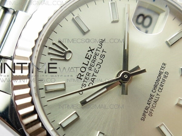 Datejust 31mm 278275 SS BP Best Edition Silver Stick Markers Dial on SS President Bracelet - Image 8