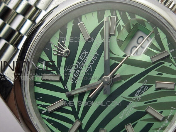 DateJust 36 SS 126200 BP 1:1 Best Edition New Green Dial on Jubilee Bracelet - Image 8