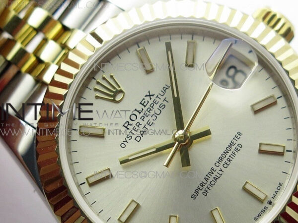 Datejust 31mm 278273 SS/YG BP Best Edition Silver Stick Markers Dial on SS/YG Jubilee Bracelet - Image 8