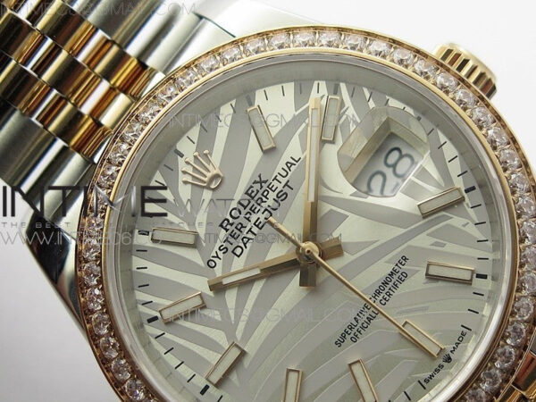 DateJust 36 SS/RG 126281 BP 1:1 Best Edition Silver/Gray Dial on Jubilee Bracelet - Image 8