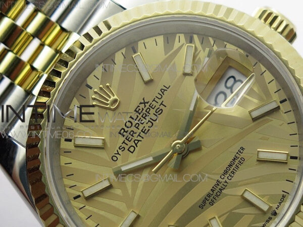 DateJust 36 SS/YG 126233 JDF 1:1 Best Edition New YG Dial on Jubilee Bracelet - Image 7