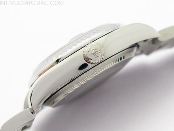 Datejust 31mm 278273 SS BP Best Edition Silver Crystals Markers Dial on Oyster Bracelet - Image 8