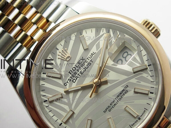 DateJust 36 SS/RG 126201 BP 1:1 Best Edition Silver/Gray Dial on Jubilee Bracelet - Image 8