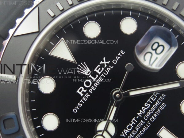 Yacht-Master 42mm 226659 Clean 1:1 Best Edition 3D Black Ceramic Bezel on Oysterflex Strap VR3235 - Image 8