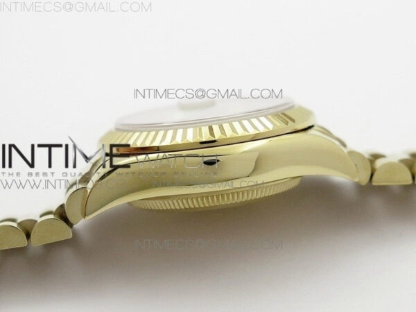 DateJust 28mm YG Diamond Bezel BP Best Edition White Silver Dial on YG Bracelet ETA2671 - Image 8