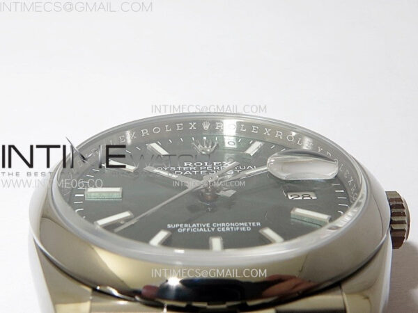 DateJust 36 SS 126200 904L Steel VSF 1:1 Best Edition Green Dial Sticks Markers on Jubilee Bracelet VS3235 - Image 9