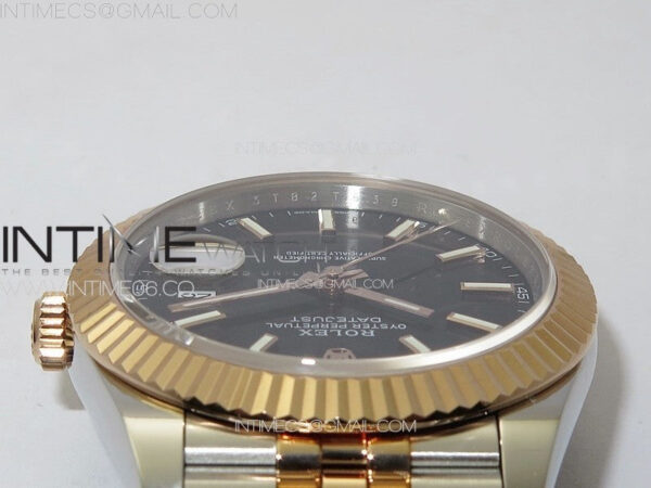 DateJust 41 126331 904L SS/RG GMF 1:1 Best Edition Black Dial On Jubilee Bracelet VR3235 - Image 10