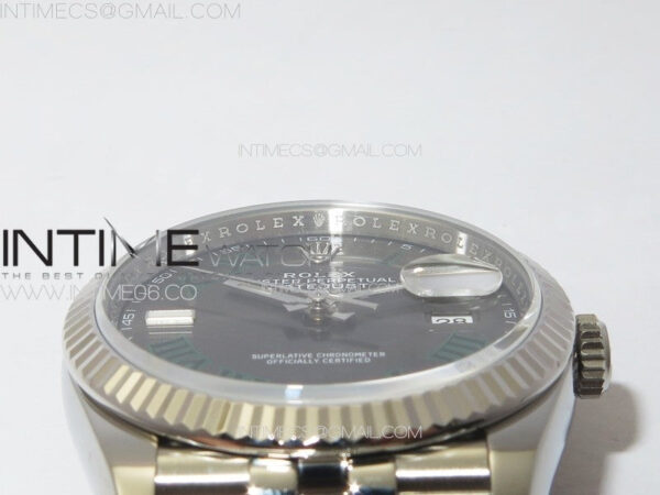 DateJust 36 SS 126234 VSF 1:1 Best Edition 904L Steel Gray Dial Roman Markers on Jubilee Bracelet VS3235 - Image 9