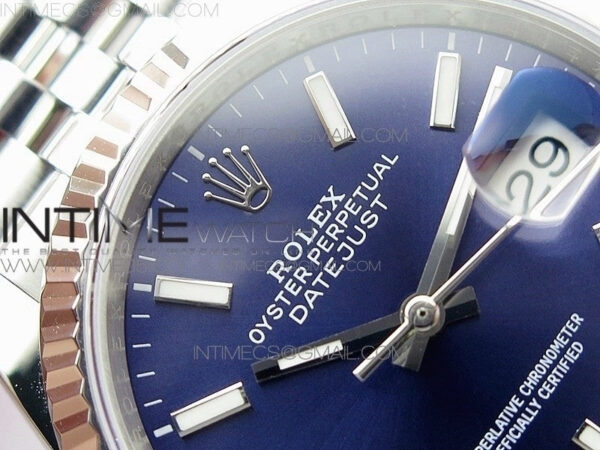 DateJust 36mm 126234 BP 1:1 Best Edition 904L Steel New Version Blue Dial on Jubilee Bracelet - Image 9
