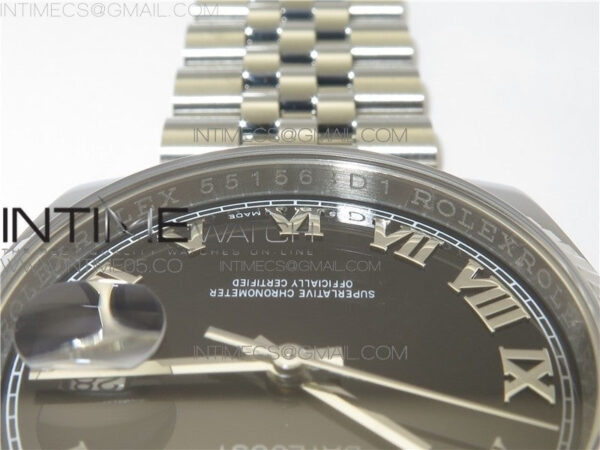DateJust 36 SS 116234 ARF 1:1 Best Edition 904L Steel Black Dial Roman Markers on Jubilee Bracelet SH3135 V3 - Image 9