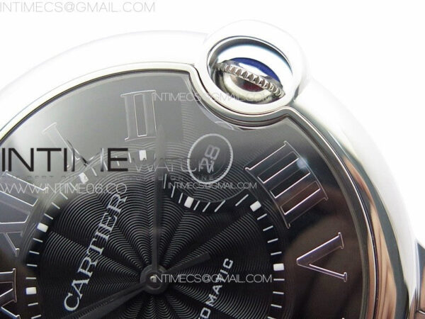 Ballon Bleu 42mm SS K3F 1:1 Best Edition Black Texture Dial on SS Bracelet A2824 - Image 9