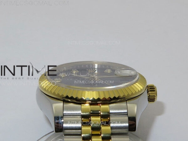 DateJust 31mm 178271 SS/YG APSF Best Edition Gray Dial Crystal Markers on Jubilee Bracelet A2824 - Image 9
