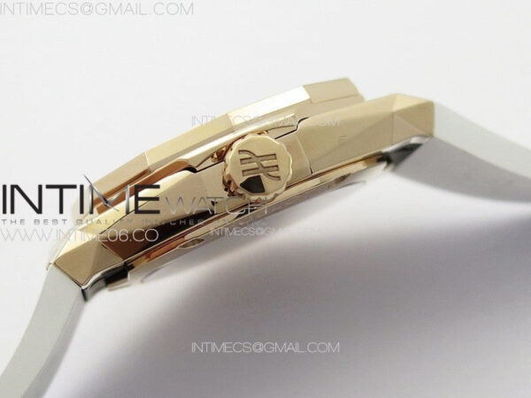 Classic Fusion Orlinski RG APSF 1:1 Best Edtion White Faceted Dial on White Rubber Strap A2892 - Image 9