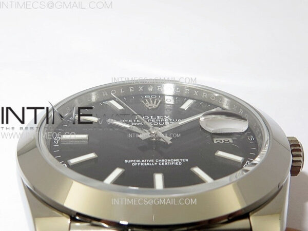 DateJust 41 126300 904L SS VSF 1:1 Best Edition Black Dial on Jubilee Bracelet VS3235 - Image 9