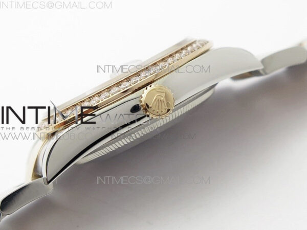 DateJust 36 SS/RG 126281 BP 1:1 Best Edition Silver/Gray Dial on Oyster Bracelet - Image 9