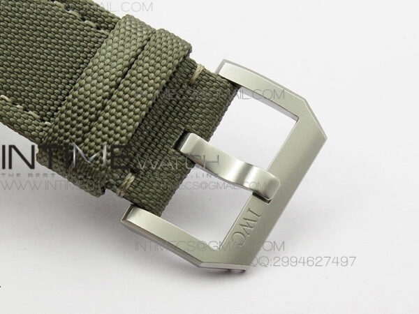 Big Pilot Real PR 48mm IW501902 Real Ceramic ZF 1:1 Best Edition on Green Nylon Strap A51111 V2(Released) - Image 9