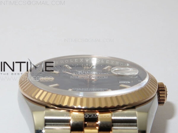 DateJust 36 SS 126231 VSF 1:1 Best Edition 904L Steel Gray Stick Dial on Jubilee Bracelet VS3235 - Image 9