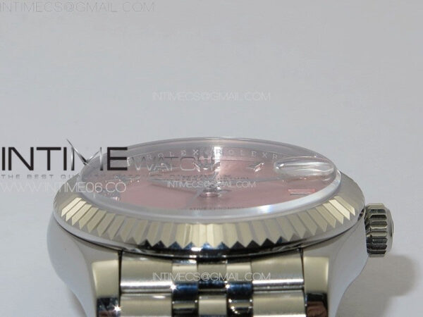 DateJust 31mm 178271 SS APSF Best Edition Pink Dial Roman Markers on Jubilee Bracelet A2824 - Image 8