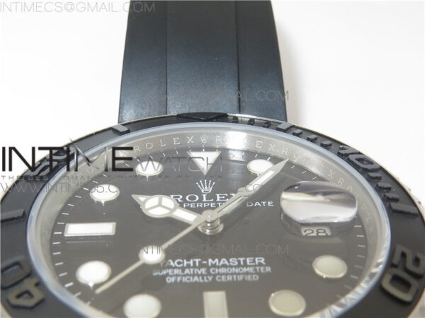 Yacht-Master 226659 42mm BP Maker Best Edition Black Ceramic Bezel on Oysterflex Rubber Strap A2824 - Image 9