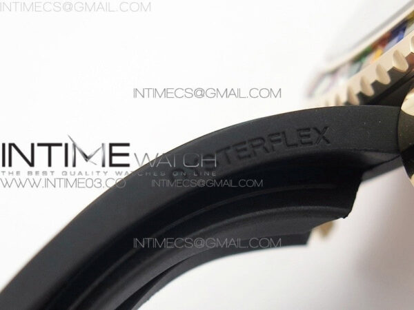 Yacht-Master 40 116695SATS GMF 1:1 Best Edition 904L Case on Black Rubber Strap - Image 9