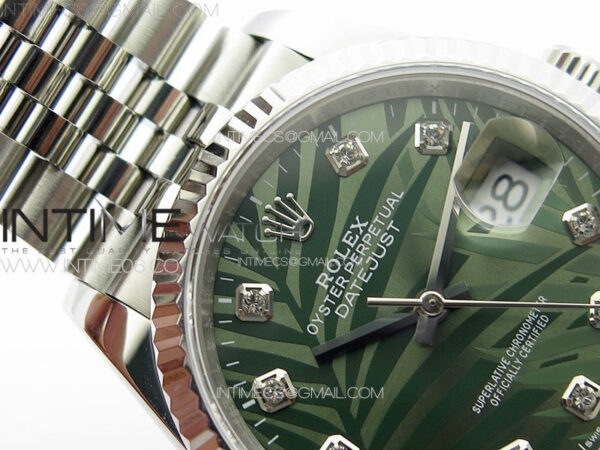 DateJust 36 SS 126233 JDF 1:1 Best Edition New Green Dial on Jubilee SS Bracelet - Image 7