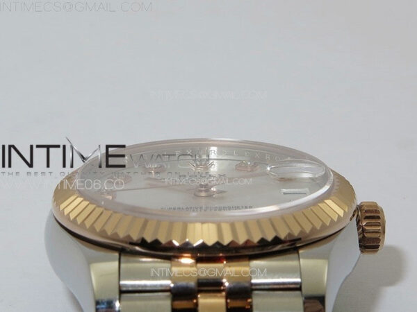 DateJust 31mm 178271 SS/RG APSF Best Edition Silver Dial Crystal Markers on Jubilee Bracelet A2824 - Image 9