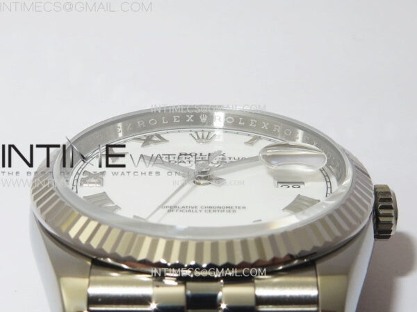 DateJust 36 SS 126234 VSF 1:1 Best Edition 904L Steel White Dial Roman Markers on Jubilee Bracelet VS3235 - Image 9