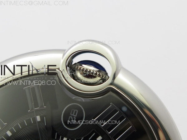 Ballon Bleu 42mm SS K3F 1:1 Best Edition Black Texture Dial on SS Bracelet A2824 - Image 10