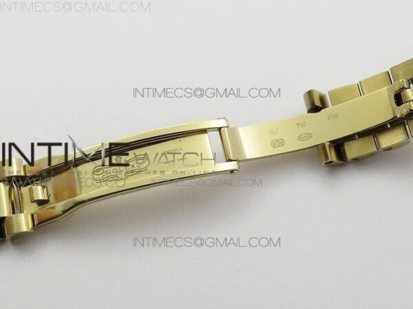 DateJust 28mm YG Diamond Bezel BP Best Edition White Silver Dial on YG Bracelet ETA2671 - Image 10