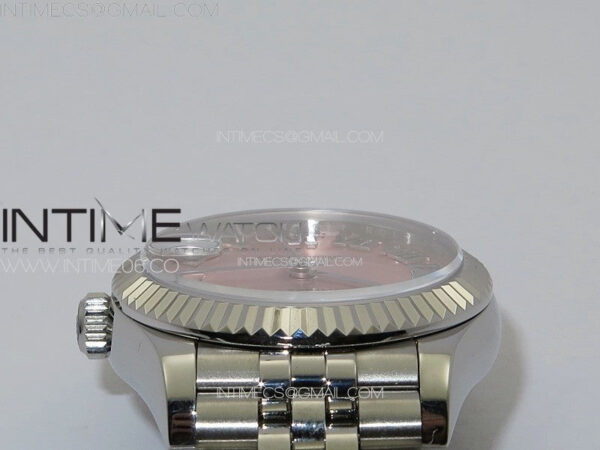 DateJust 31mm 178271 SS APSF Best Edition Pink Dial Roman Markers on Jubilee Bracelet A2824 - Image 10