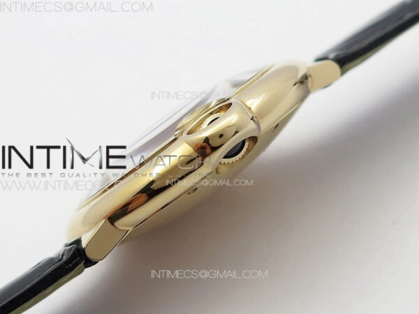 Ballon Bleu 42mm RG K3F 1:1 Best Edition Brown Texture Dial on Brown Leather Strap A2824 - Image 10