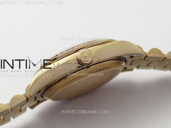 DateJust 31mm 278274 RG GMF Best Edition Silver Flowers Crystals Dial on RG President Bracelet A2824 - Image 11