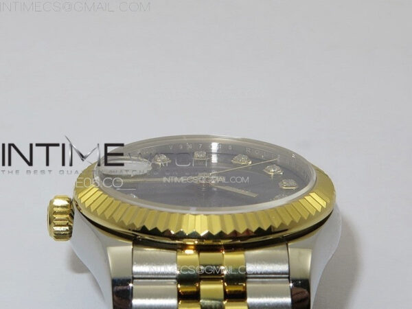 DateJust 31mm 178271 SS/YG APSF Best Edition Gray Dial Crystal Markers on Jubilee Bracelet A2824 - Image 10
