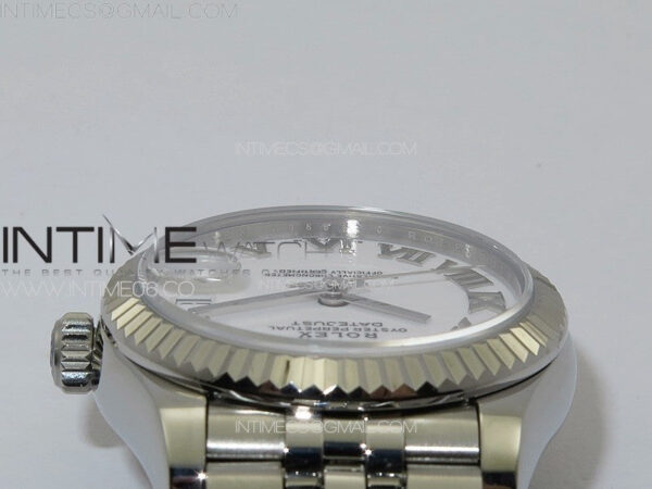 DateJust 31mm 178271 SS APSF Best Edition White Dial Roman Markers on Jubilee Bracelet A2824 - Image 10