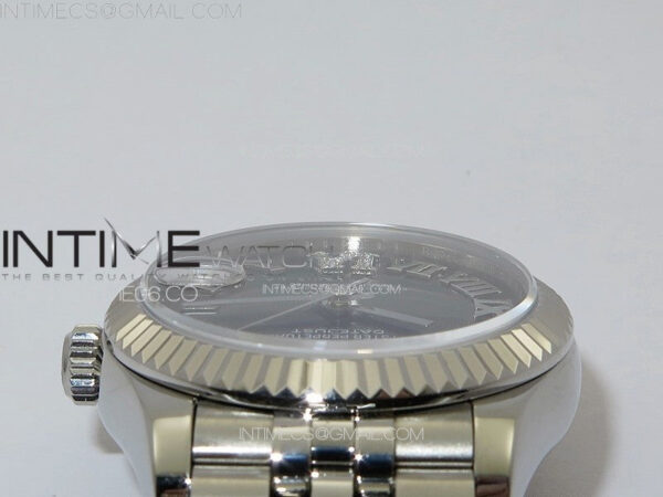 DateJust 31mm 178271 SS APSF Best Edition Gray Dial Roman Markers on Jubilee Bracelet A2824 - Image 9