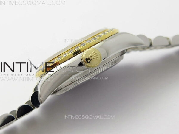 Datejust 28mm 279179 SS/YG APSF Best Edition Gold Dial Crystals Markers on SS/YG Jubilee Bracelet NH05 - Image 10