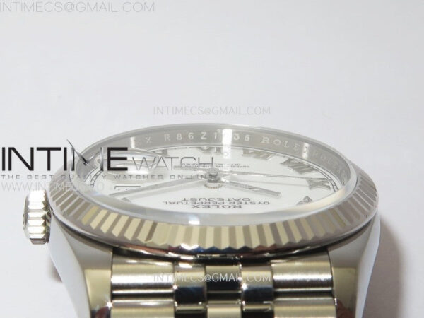 DateJust 36 SS 126234 VSF 1:1 Best Edition 904L Steel White Dial Roman Markers on Jubilee Bracelet VS3235 - Image 12