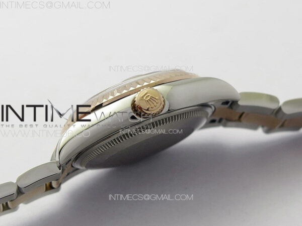 DateJust 31mm 72610 SS/RG APSF Best Edition Green Dial Crystals Markers on Oyster Bracelet A2824 - Image 10
