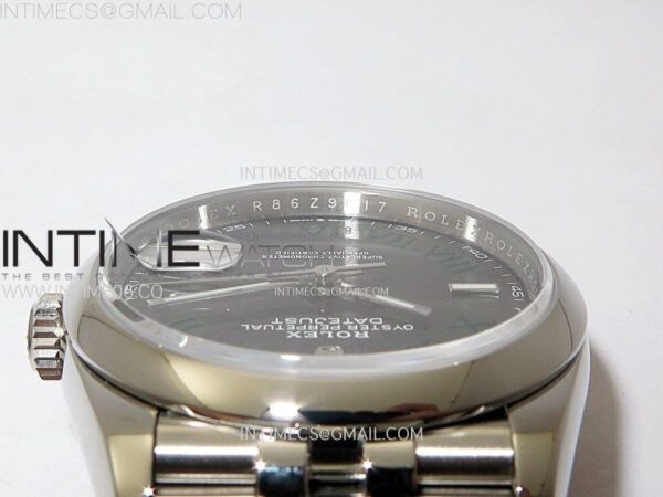 DateJust 36 SS 126200 904L Steel VSF 1:1 Best Edition Gray Dial Roman Markers on Jubilee Bracelet VS3235 - Image 10