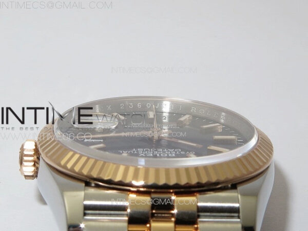 DateJust 36 SS 126231 VSF 1:1 Best Edition 904L Steel Gray Stick Dial on Jubilee Bracelet VS3235 - Image 10