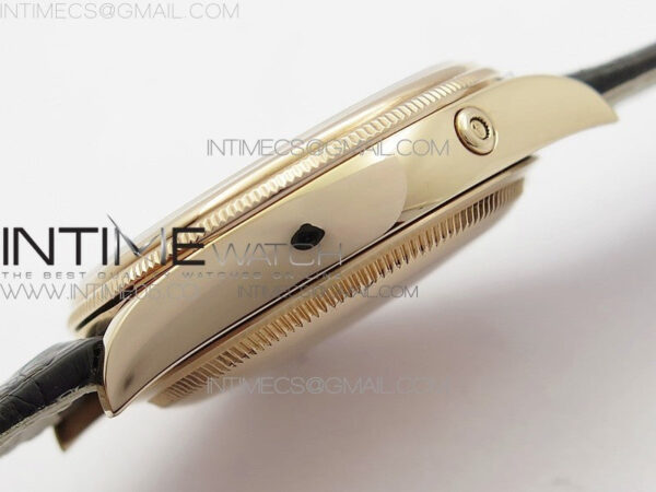 Cellini 50535 Moonphase RG GMF Best Edition White Dial on Brown Leather Strap A3195 - Image 10